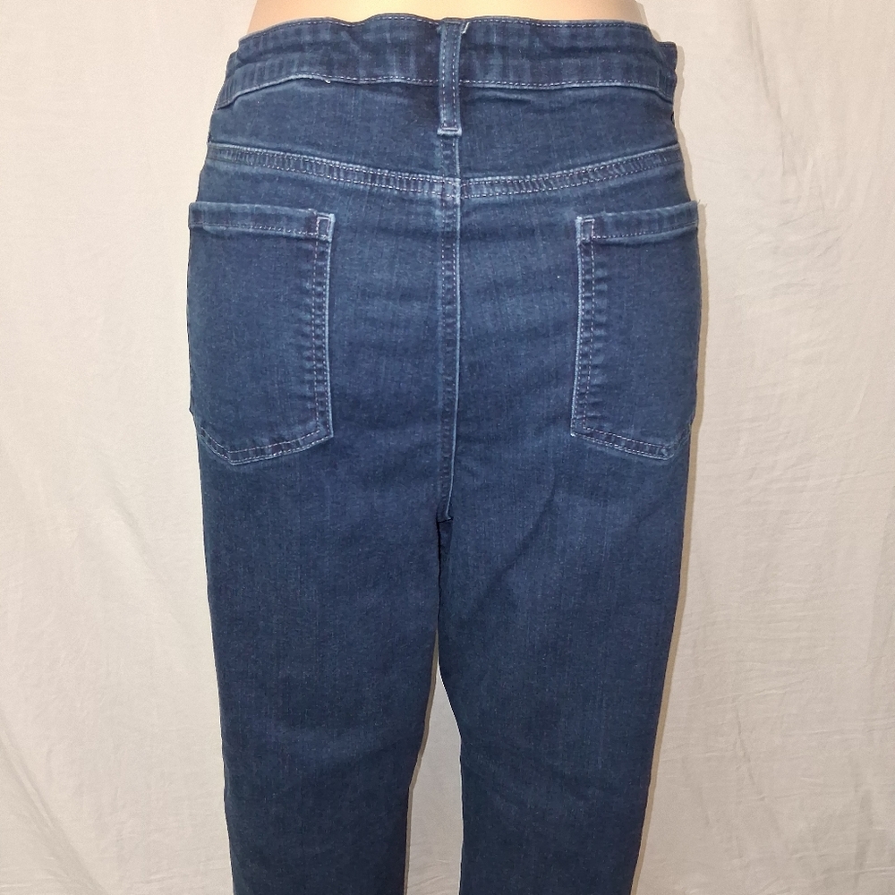 Buffalo David Bitton  Women Size 18/38 Dark Blue Flare Jeans - Picture 9 of 16